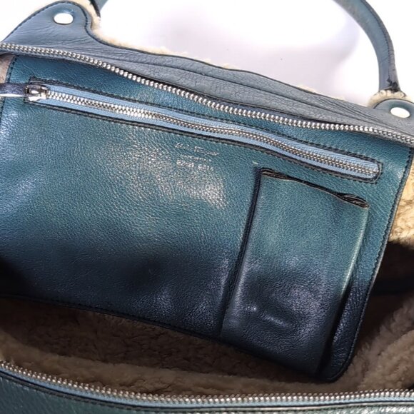 SALVATORE FERRAGAMO Handbag | SHEARLING HOBO SATCHEL - Picture 8 of 11